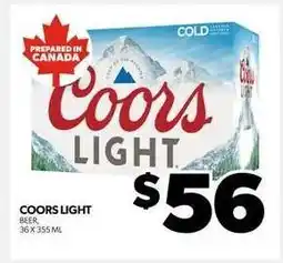 Real Canadian Liquorstore COORS LIGHT offer