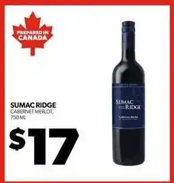 Real Canadian Liquorstore Sumac Ridge Cabernet Merlot offer