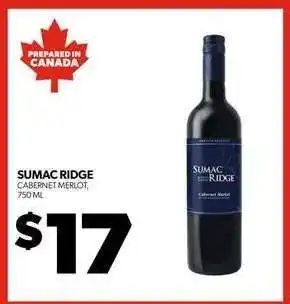 Real Canadian Liquorstore Sumac Ridge Cabernet Merlot offer
