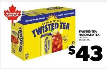 Real Canadian Liquorstore Twisted Tea Hard Iced Tea offer