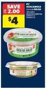 Real Canadian Superstore PC Guacamole or Salsa offer