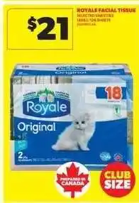 Real Canadian Superstore Royale Facial Tissue offer