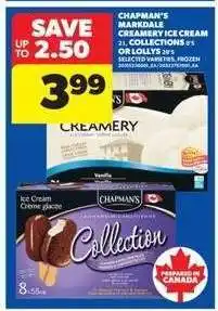 Real Canadian Superstore Chapman's Ice Cream offer