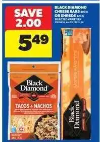 Real Canadian Superstore Black Diamond Cheese Bars or Shreds offer