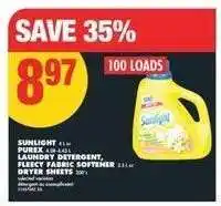 No Frills Sunlight Laundry Detergent offer