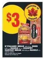 No Frills D'Italiano Bread or Buns offer