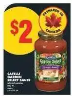 No Frills Catelli Garden Select Sauce offer