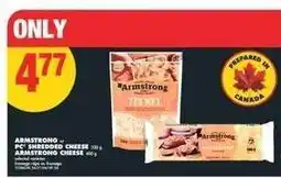 No Frills Armstrong or PC Shredded Cheese / Armstrong Cheese offer