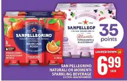 Food Basics San Pellegrino Natural or Momenti Sparkling Beverage offer