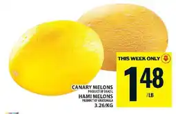 Food Basics Canary Melons / Hami Melons offer