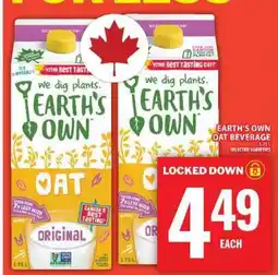 Food Basics EARTH’S OWN OAT BEVERAGE offer