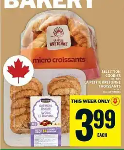 Food Basics Selection Cookies / La Petite Bretonne Croissants offer