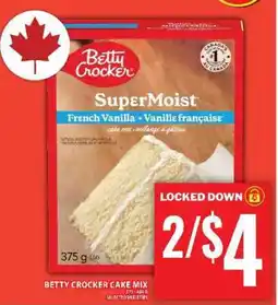 Food Basics BETTY CROCKER CAKE MIX offer