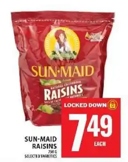 Food Basics SUN‑MAID RAISINS offer