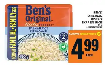 Food Basics BEN’S ORIGINAL BISTRO EXPRESS RICE offer