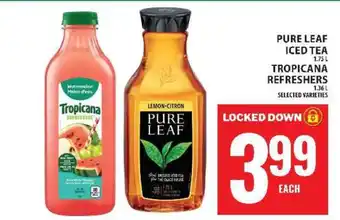 Food Basics Pure Leaf Iced Tea / Tropicana Refreshers offer