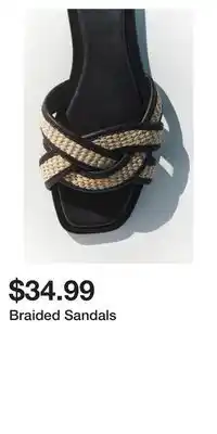 H&M Braided Sandals offer