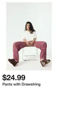 H&M Pants with Drawstring offer