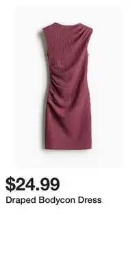 H&M Draped Bodycon Dress offer