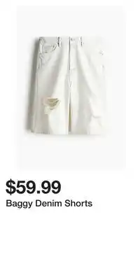 H&M Baggy Denim Shorts offer