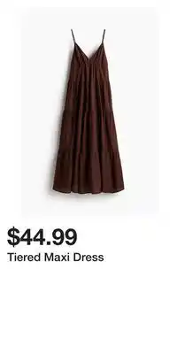 H&M Tiered Maxi Dress offer