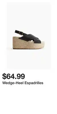 H&M Wedge-Heel Espadrilles offer