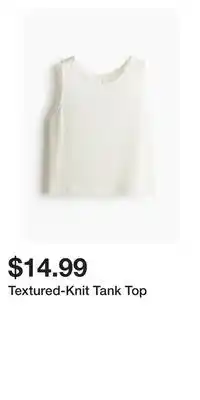 H&M Textured-Knit Tank Top offer