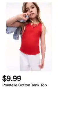 H&M Pointelle Cotton Tank Top offer