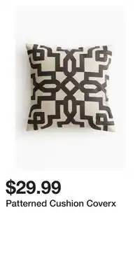 H&M Patterned Cushion Coverx offer