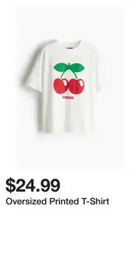 H&M Oversized Printed T-Shirt offer
