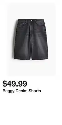 H&M Baggy Denim Shorts offer