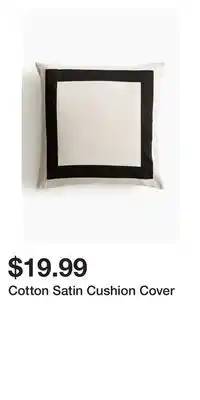 H&M Cotton Satin Cushion Cover offer