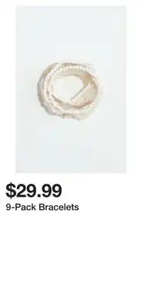 H&M 9-Pack Bracelets offer