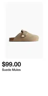 H&M Suede Mules offer