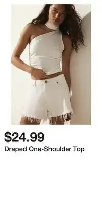 H&M Draped One-Shoulder Top offer