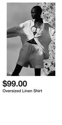 H&M Oversized Linen Shirt offer