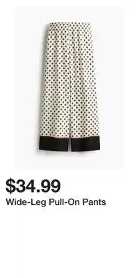 H&M Wide-Leg Pull-On Pants offer