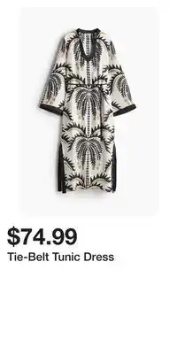 H&M Tie-Belt Tunic Dress offer