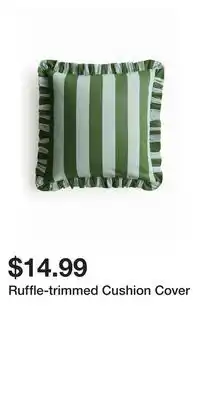 H&M Ruffle-trimmed Cushion Cover offer