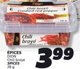 IGA DION Chili broyé SPICES offer