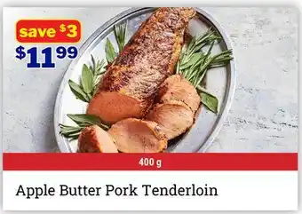 M & M Food Market Apple Butter Pork Tenderloin offer
