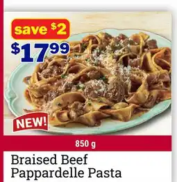 M & M Food Market Braised Beef Pappardelle Pasta offer