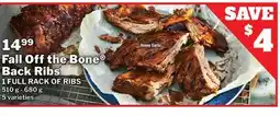 M & M Food Market Fall Off the Bone Back Ribs offer