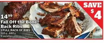 M & M Food Market Fall Off the Bone Back Ribs offer