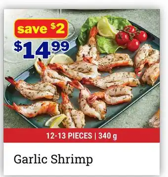M & M Food Market Garlic Shrimp offer