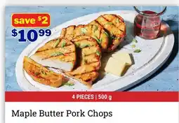 M & M Food Market Maple Butter Pork Chops offer