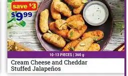 M & M Food Market Cream Cheese and Cheddar Stuffed Jalapeños offer