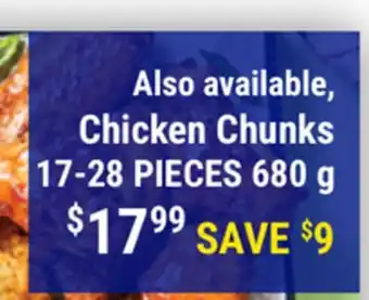 M & M Food Market Chicken Chunks offer