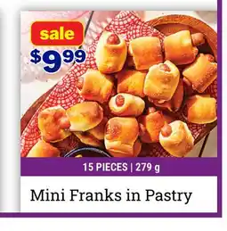 M & M Food Market Mini Franks in Pastry offer