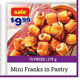 M & M Food Market Mini Franks in Pastry offer